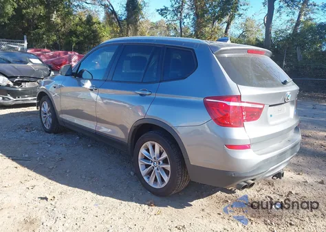 2016 BMW X3 Sdrive28I из США, поврежденный, VIN 5UXWZ7C58G0R31581